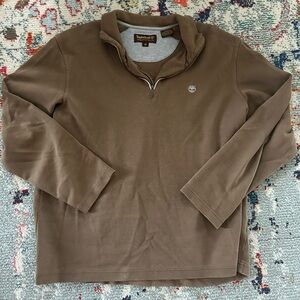 Timberland Brown Quarter Zip - Size M
